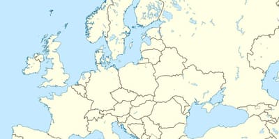 Kart over Albania plassering på verden