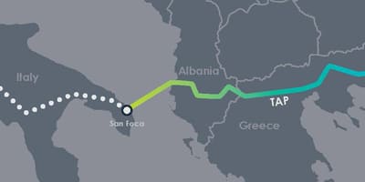 Kart av trykk Albania
